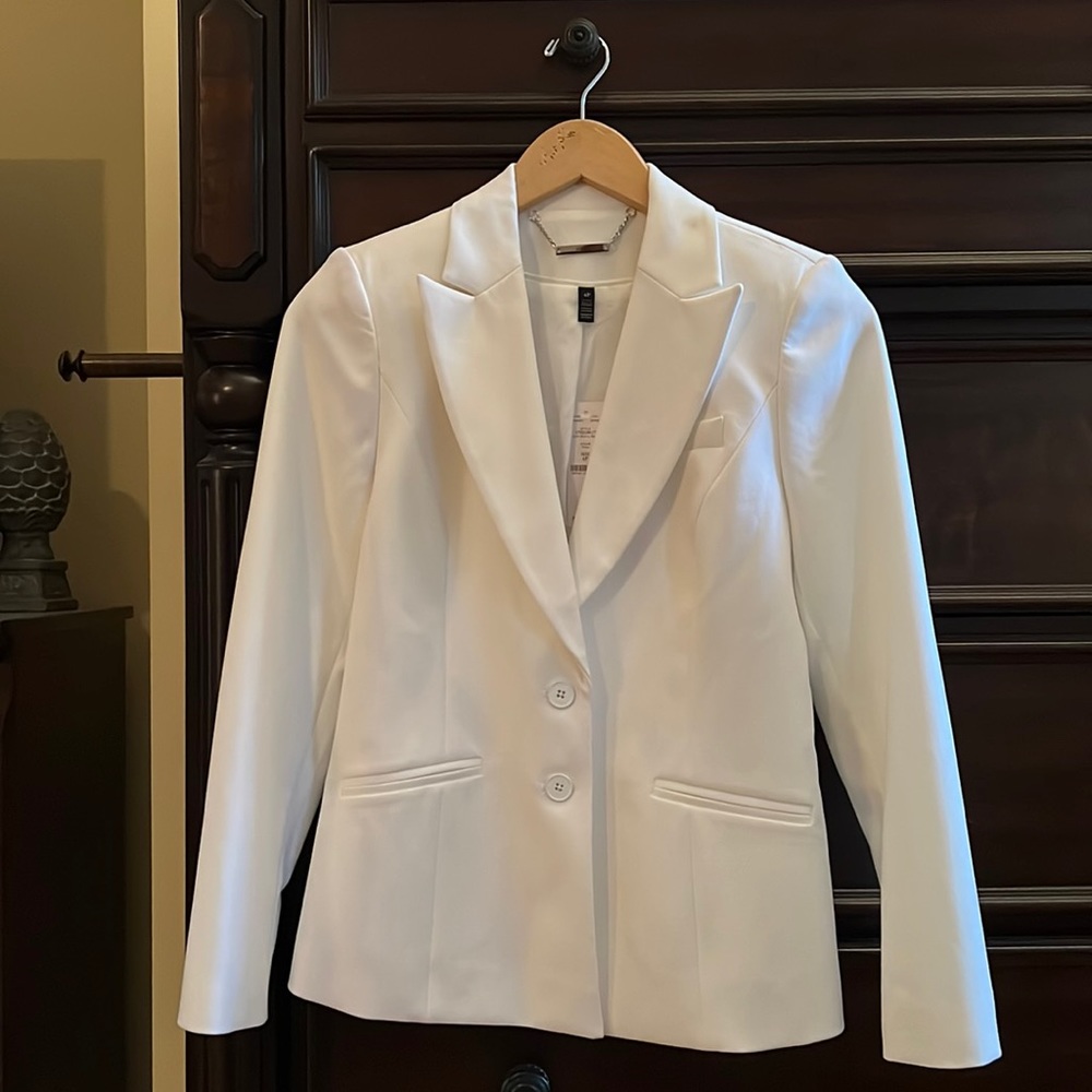 White Black Market New Blazer
